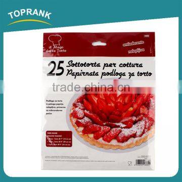 Toprank Logo Custom Food Grade Silicone Coated Baking Parchment Paper Greaseproof Paper For Baking Food