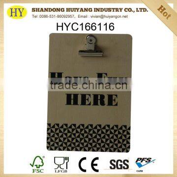 FSC Custom Small Wooden Clipboard Wholesale photo-3