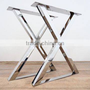 Modern Stainless Steel Dining Table Feet for Granite Tops Design photo-2