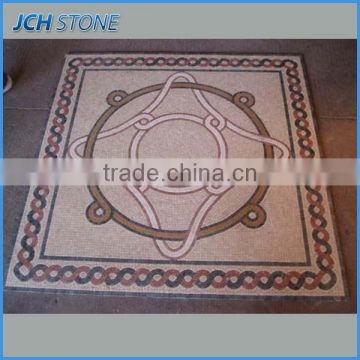 Top quality mix nature stone round mosaic patterns