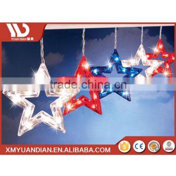 Wholesale Holiday Living Personalized Snowflakes Star Garden Solar Christmas Light Up Ornaments