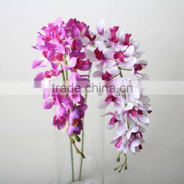 Single Blooming Orchid Artificial Orchid Flower Decorative Orchid Flowers Manufacturer photo-3