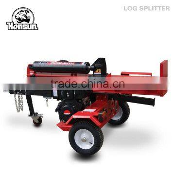 Italy style high capacity Honda gas engine with CE approved industrial size 50ton diesel wood splitter