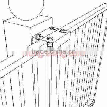 Upper Guide Roller Bracket,Guide Roller Bracket,Guide Plate With Nylon Roller,used for Sliding Gate,cantilever Gate. photo-2