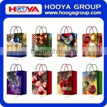 High Quality Decorative Christmas Gift Bag Customized Paper Gift Bag