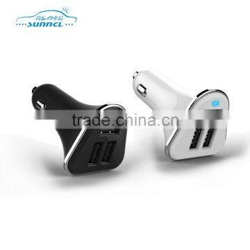 CE FCC RoHS High Quality 5.2A 6.8A 3 Port USB Car Charger