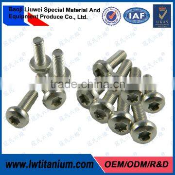 OEM ISO14583 8-32 Torx Button Head Titanium Screw