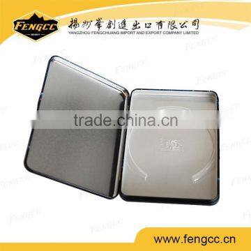 Blank Silver Metal Tin Box in Embossed Cutom Logo