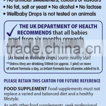 Vitabiotics Well Kid Baby Drops 30ml photo-3