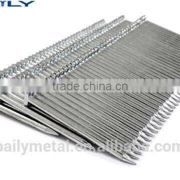 high strength T type straight air nails gas row nail galvanized for furniture wholesale gun use nails