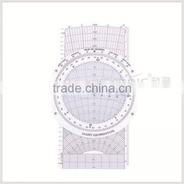 Kearing Brand,#KCRP- 5 White Slide Graphic Student Plotter/flight Computer Equipement for Pilot photo-6