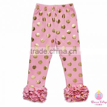 High quality 100%cotton icing ruffle pants