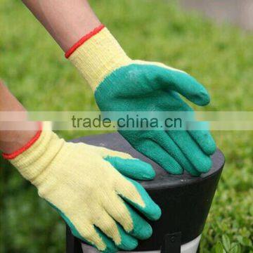 Graden use cotton latex coated gloves