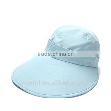 2015 he detachable sunshade female female summer sunshade cap anti UV sunscreen ride adjustable long brim hat