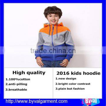 2016 New Design Plain Child Cotton Hoodie photo-2