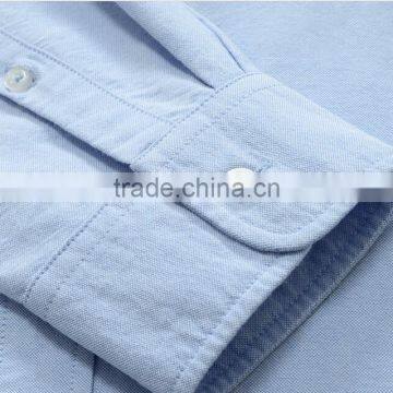 Wholesale Best-selling Adult Casual Royal Bright Cotton Oxford Shirts photo-4