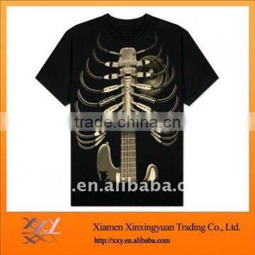 China Tshirts Skeleton Printing Made In 100% Cotton T-Shirt