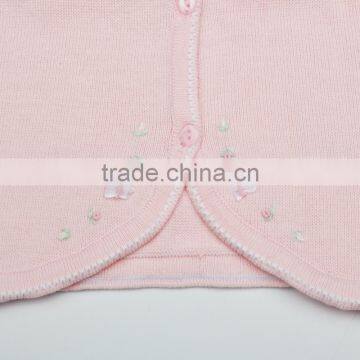 100%cotton Kids Long Sleeve Sweater Cardigan photo-2