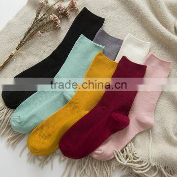 Zm53126a 2017 Hot Sale Women High Ankle Indoor Socks Wholesale photo-4