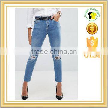 women jeans trousers new fashion ripped jeans pants for women