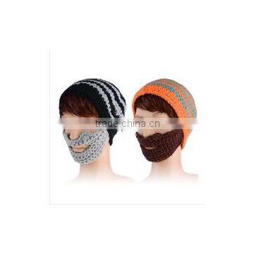 New Men's / Women's Unisex Winter Knitting Slouch Hot Beanie Hat Beard Cap 2 Colors 19855