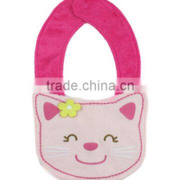 Wholesale Applique Cotton Custom Soft Animal Wholesale Dental Baby Bibs Necklace photo-5