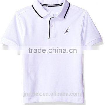 Plain Cotton Custom Polo Shirt for Kids With no Design photo-2