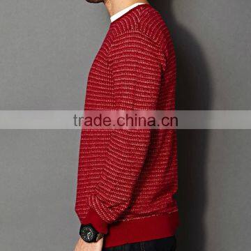 2015 Long Sleeve Rib Knit Cuff Pullover Fashion Sweater for Men photo-2