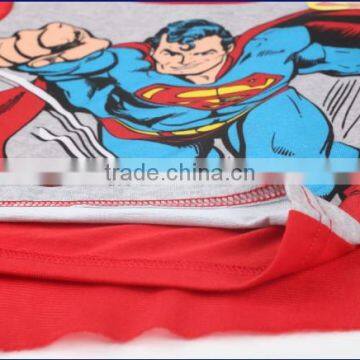 Three Piece Suit Cape Printing Patent Licensing Boy Pajamas Red Sleeping Wear photo-5