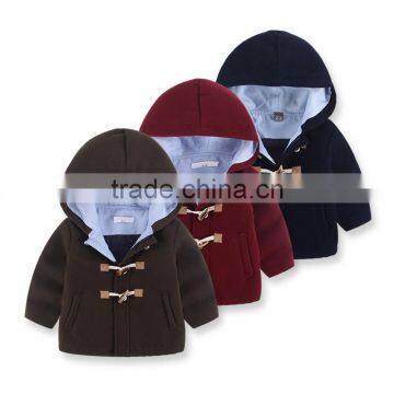 S16153A 2017 New Spring & Autumn Kids Cotton Coats Children Hooded Wear Casual Jacket photo-2