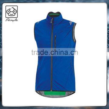 Cold weather running vest winter cycling jacket