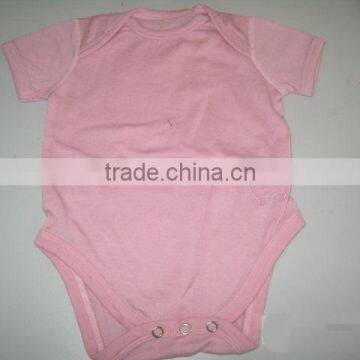 100% Superfine Merino Wool Envelop Collar Short Sleeve Baby Bodysuit photo-2