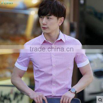 Custom Juqian Brand Stylish Slim Latest Shirt Designs Short Sleeve High-end Man Shirt photo-2