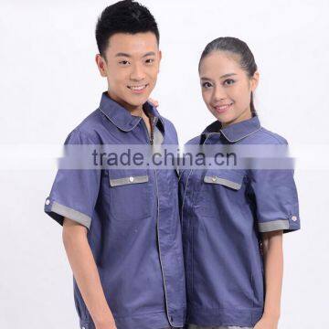 New Arival best price poly cotton coveral work workwear cheap technician uniform