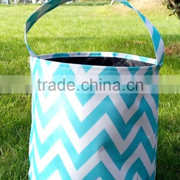 Fashion and Concise Monogrammed Easter Bucket Polka Dot chevron aztec quatrefoil