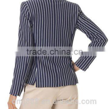 Wholesale Women Single Button Stripe Blazer photo-2