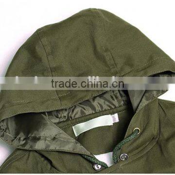 2016 Latest Designs Lady Casual Army Green Winter Women's Lady Overcoat photo-5