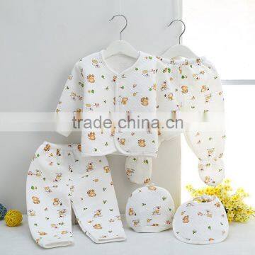 Wholesale Newborn Printing Hot Sale Cotton Baby Clothing Gift Sets photo-2