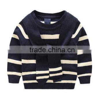 New Design Children Striped Sweaters Long Sleeve Knitting Boy Pullover photo-3