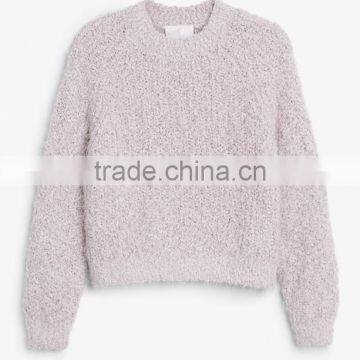 2017 Wholesale Customized Fashion Round Neck Sweaters Women's Pullover for Lady photo-2