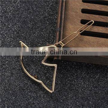 Unicorn Gold Plated Girls Hairpin photo-2