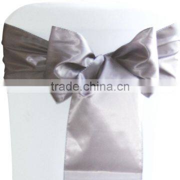 Factory Supply 18 cm High Quality Wedding Holiday Chair Bow Satin Chair Bow photo-3