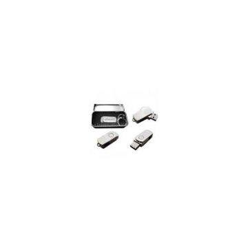 promotional swivel stainless steel USB flash drive 8GB