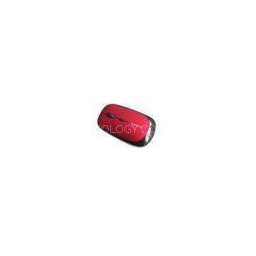 KolorFish 2.4G Wireless Optical Mouse 4D With Red Rubber Coating DPI Speed Change