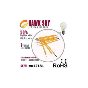 factory direct price led filament lamp 5w E27/E17 led filament bulb