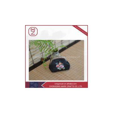 OEM 2016 New Cute Embroidery Chinese National Coin Purse Mini Wallet Colorful Foral Women Bag photo-2