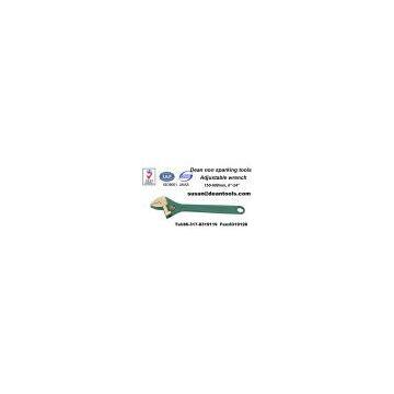 Non spark adjustable wrench , non sparking , copper alloy