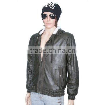Leather Jacket With Fur Lining photo-2