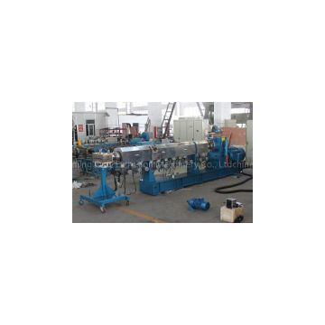 Efficient 600rpm parallel co rotating plastic recycling granulator machine for sale