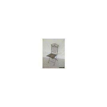 Metal folding chair,metal chair,wrought iron chair